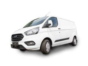 Ein Ford Transit Custom Kleintransporter  aus 2018