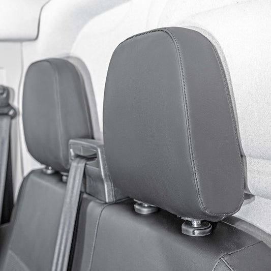 Ford Transit Custom two headrest covers for double passenger seats