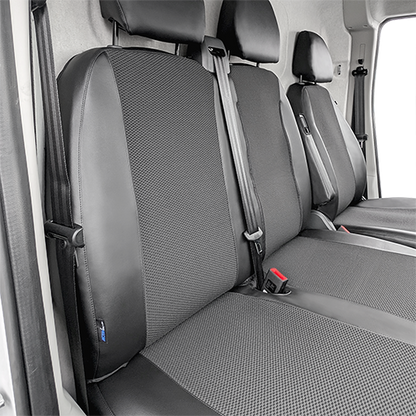 Set de fundas de asiento Schonsitz para conductor y copiloto doble con mesa plegable para Citroën Jumper (a partir de 2024)