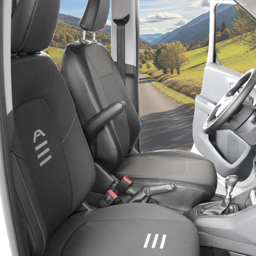 Ford Transit Courier Zestaw pokrowców na siedzenia kierowcy i pasażera (od 2023)