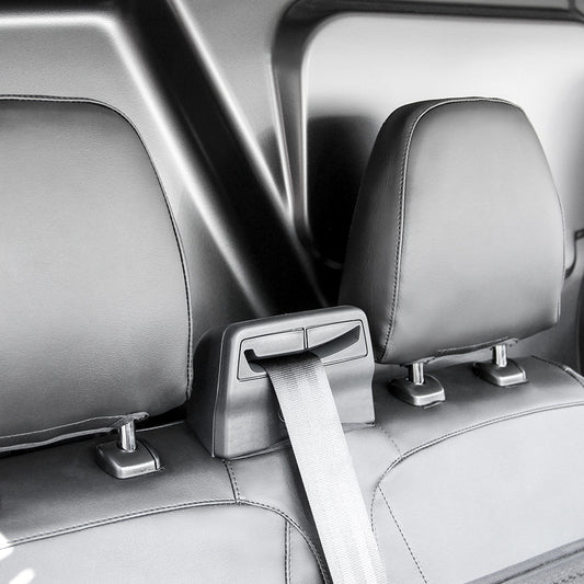 Ford Transit Custom dwie osłony zagłówków dla podwójnego siedzenia pasażera (od 11/2023)
