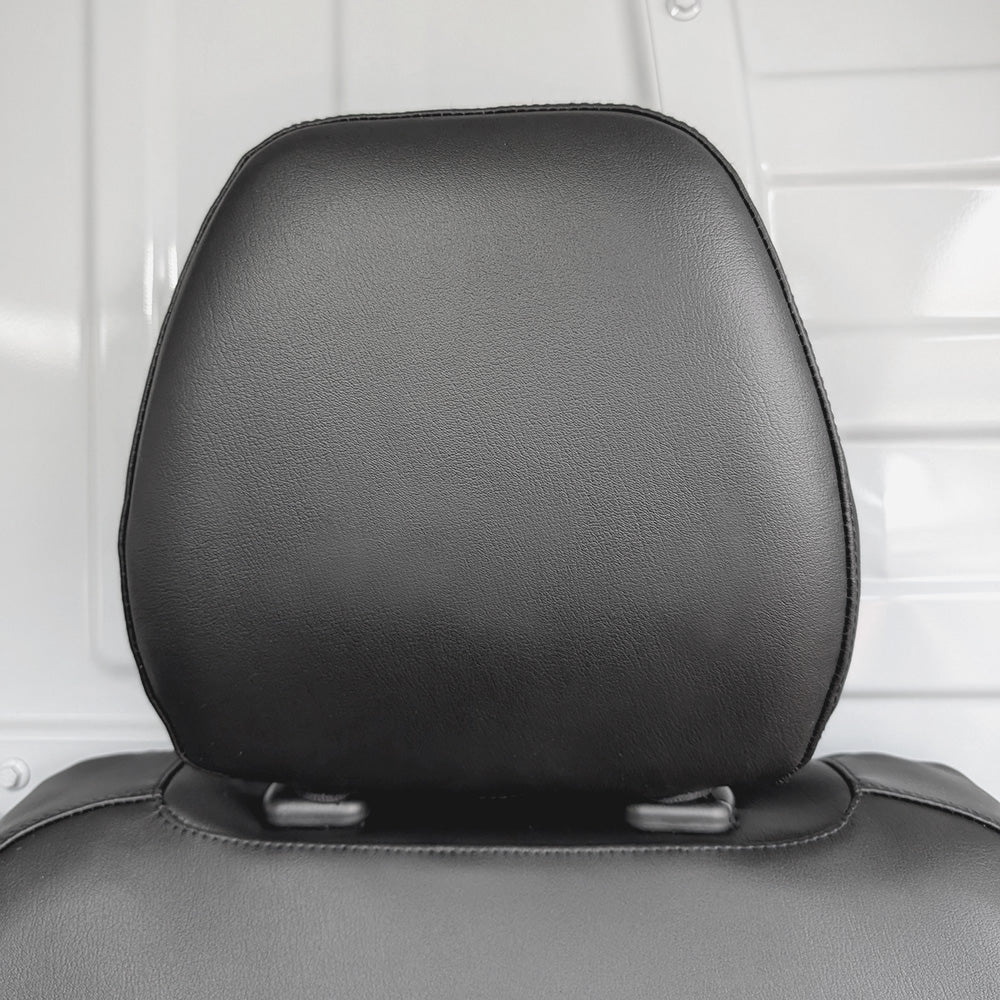 Schwarzer Kopfstützenbezug für den Maxus Deliver 9