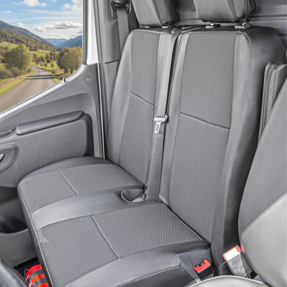 Mercedes-Benz Sprinter seat covers - set for driver and double passenger with comfort package