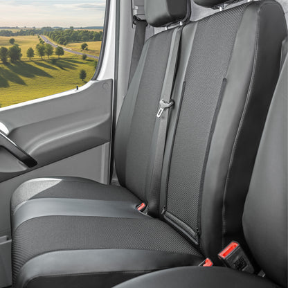 Set de housses de siège Schonsitz pour conducteur et double passager avant Mercedes-Benz Sprinter NCV3 (2006-2018)