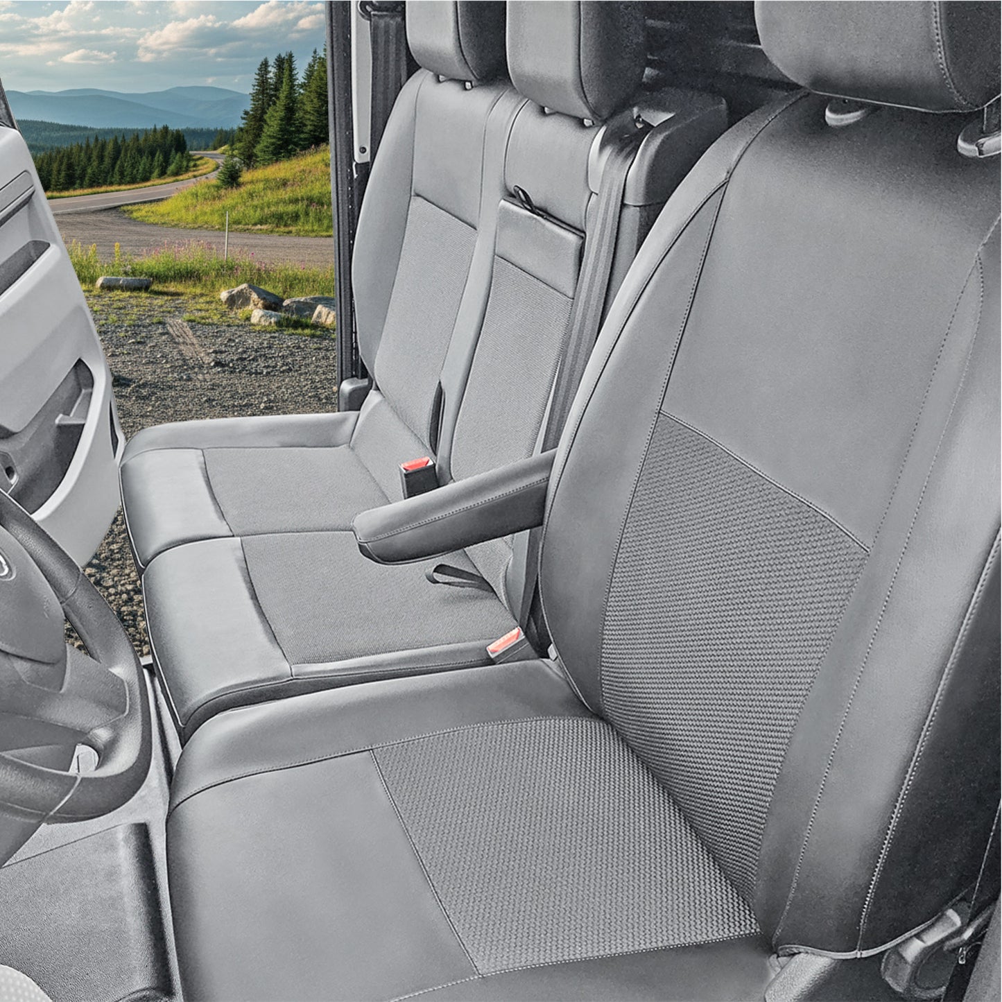 Pokrowiec na podłokietnik prawy do Peugeot Expert (od 04/2016)