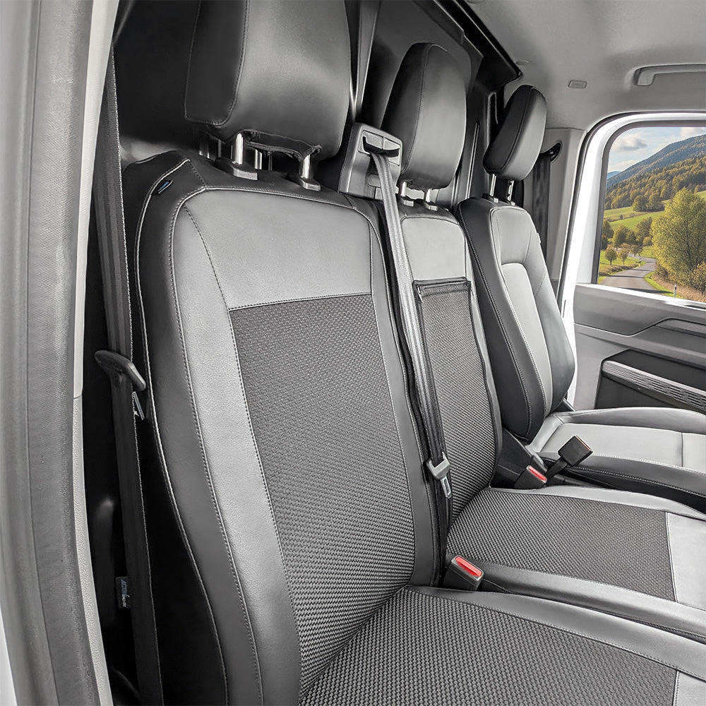 Volkswagen Transporter T6 seat covers - set for driver and double passenger